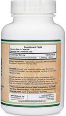 Double Wood Chromium Picolinate label detail shows 1000 mcg potency
