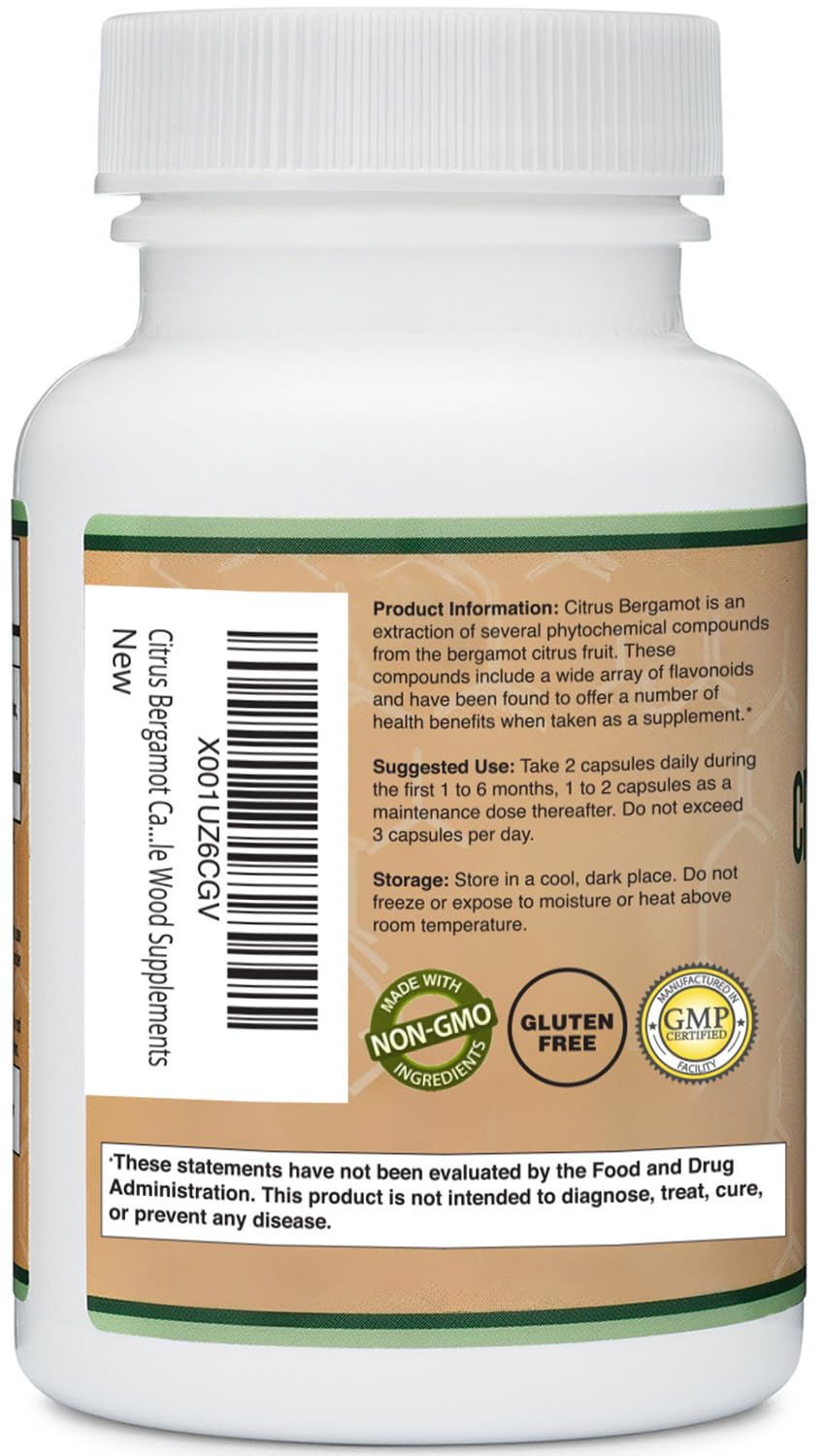 Double Wood Citrus Bergamot on a kitchen counter with citrus fruits, signaling a heart-smart routine.