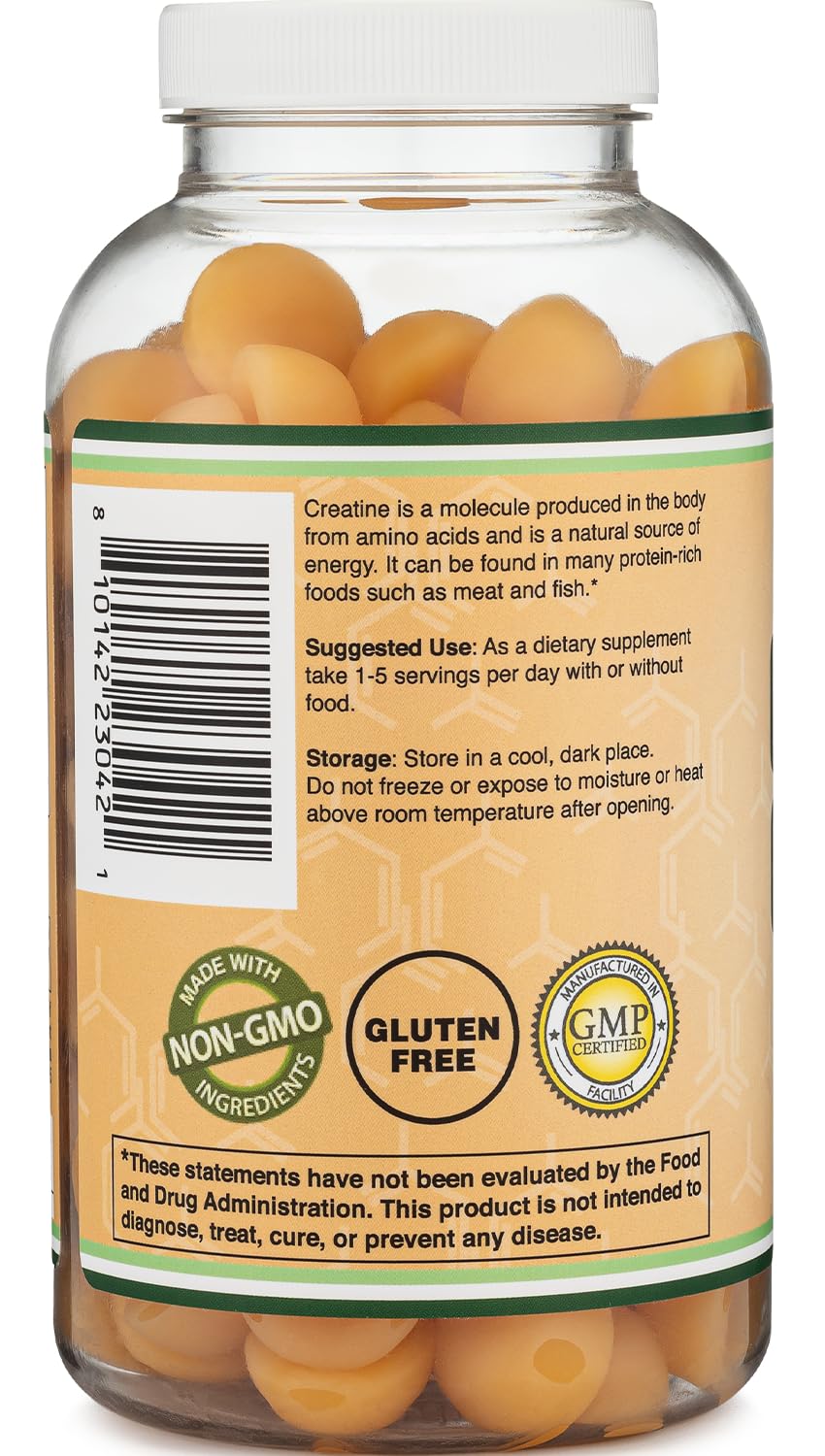 Double Wood Creatine Gummies travel-pack ideal for workouts