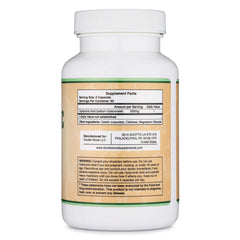 Double Wood Hyaluronic Acid label showing 200 mg per serving for clarity