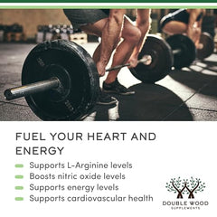 Graphic style shot of Double Wood L Citrulline pump effect suggesting improved blood flow.