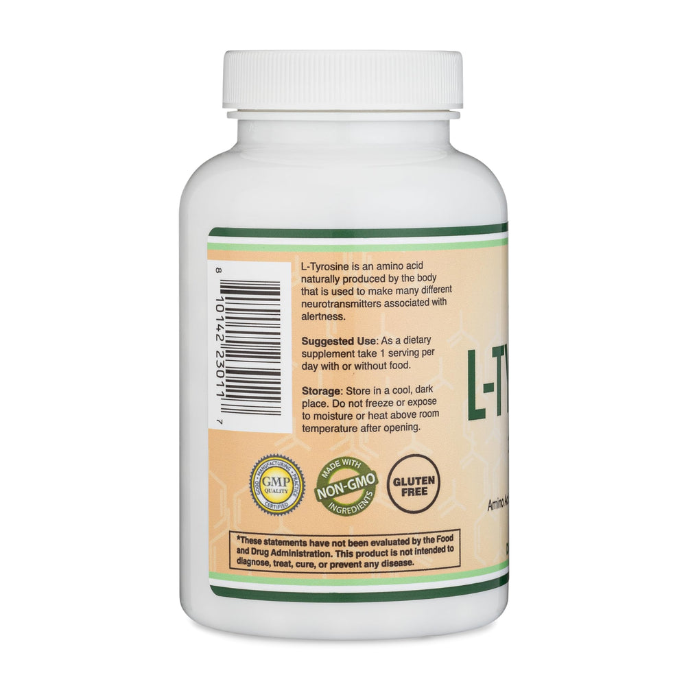 Bottle shows 60 servings for sustained daily focus.