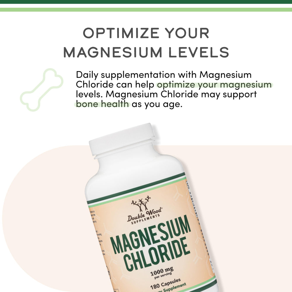 Double Wood Magnesium Chloride image highlights microbe and heavy metals testing for safety