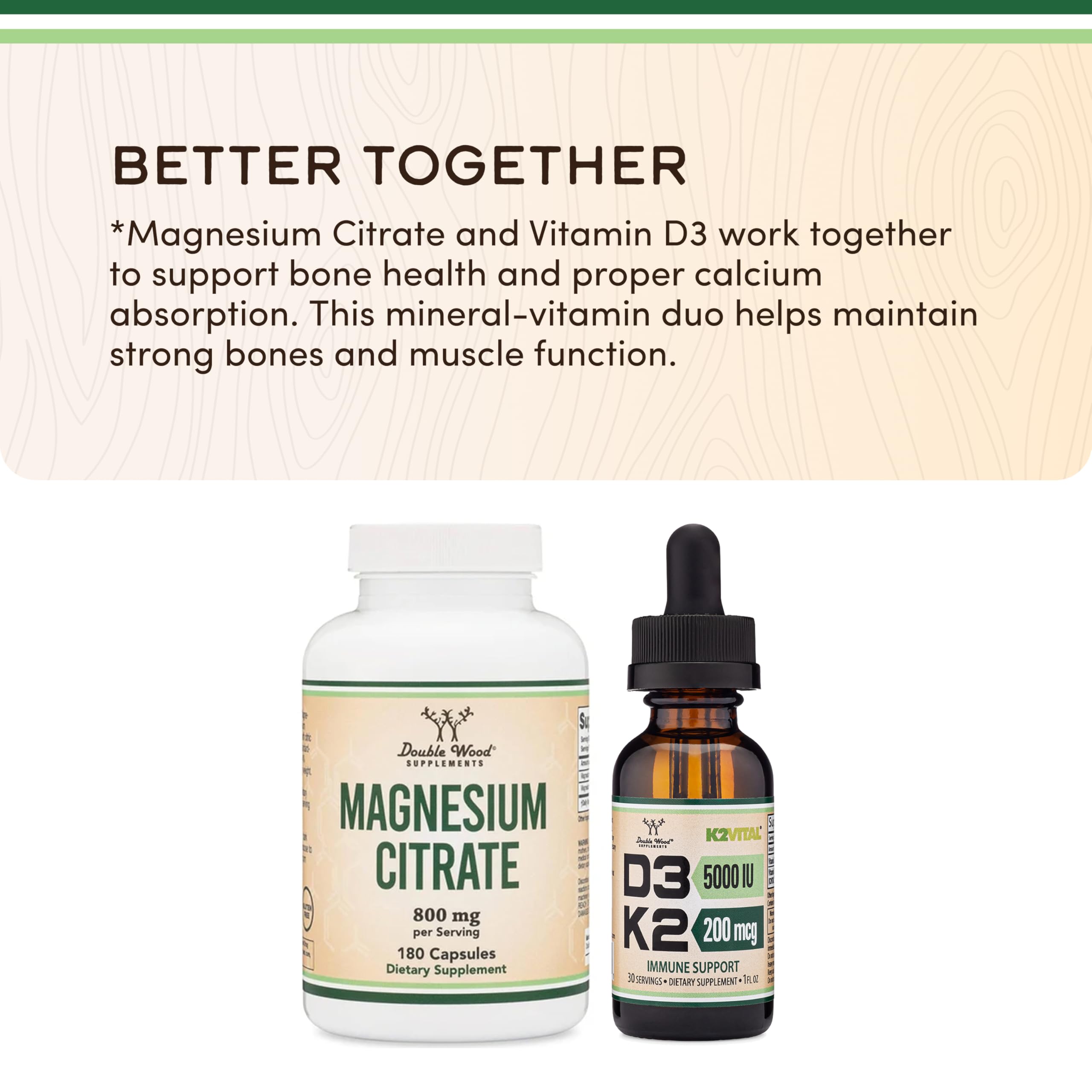 Three-month supply with 90 servings and 800 mg per serving.
