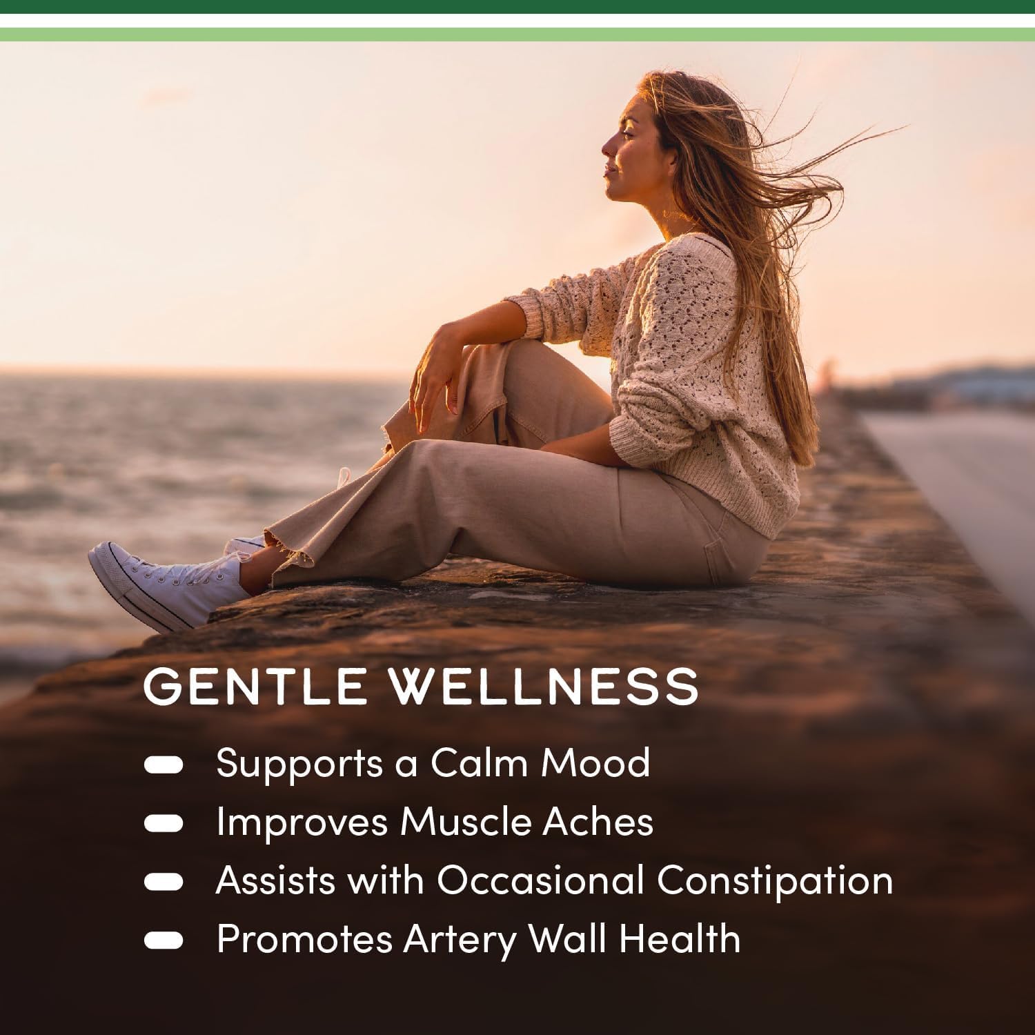 Vegetarian, non-GMO, gluten-free magnesium citrate formulation.