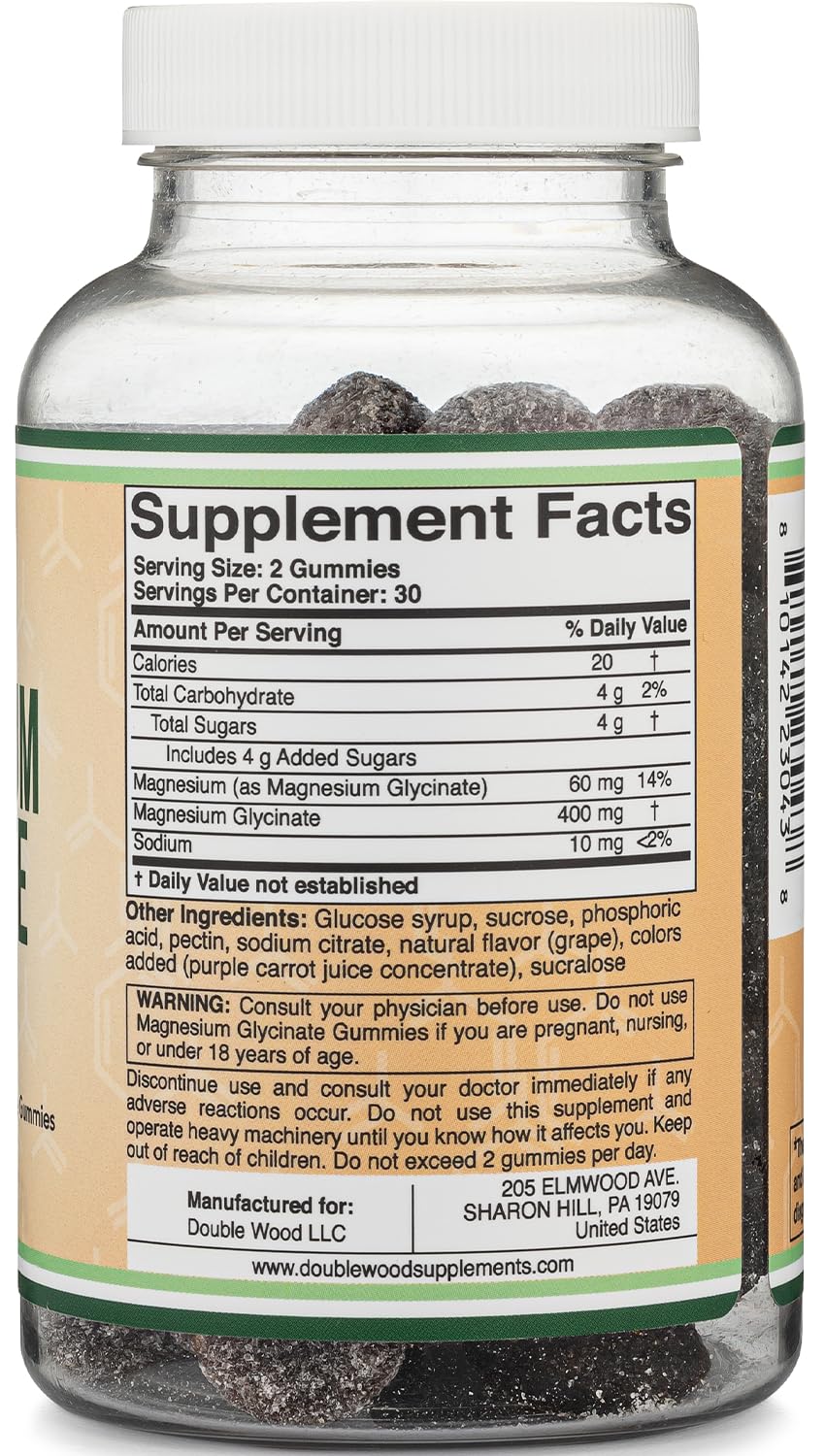 Gluten-free stamp reassures shoppers seeking gentle magnesium options.