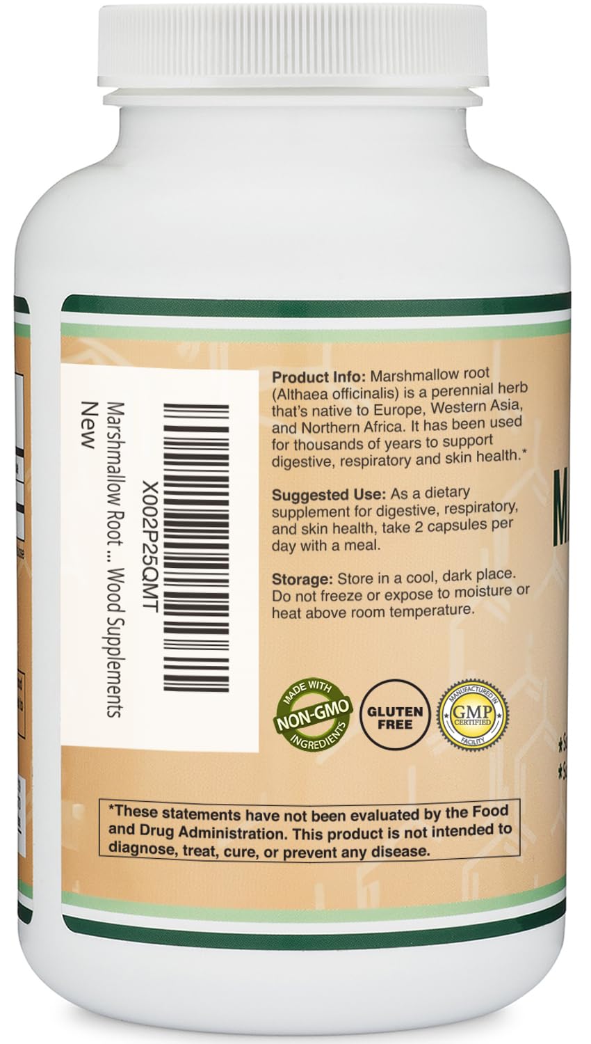 Double Wood Malvavisco Raíz: fabricación en EE. UU. con pruebas de metales