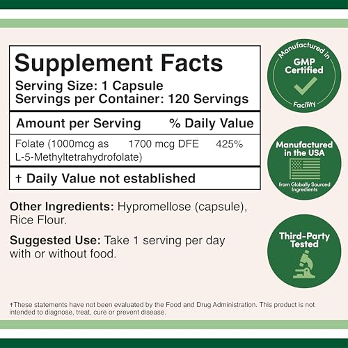 Double Wood Methylfolate capsules closeup shows highly active folate form for daily support.