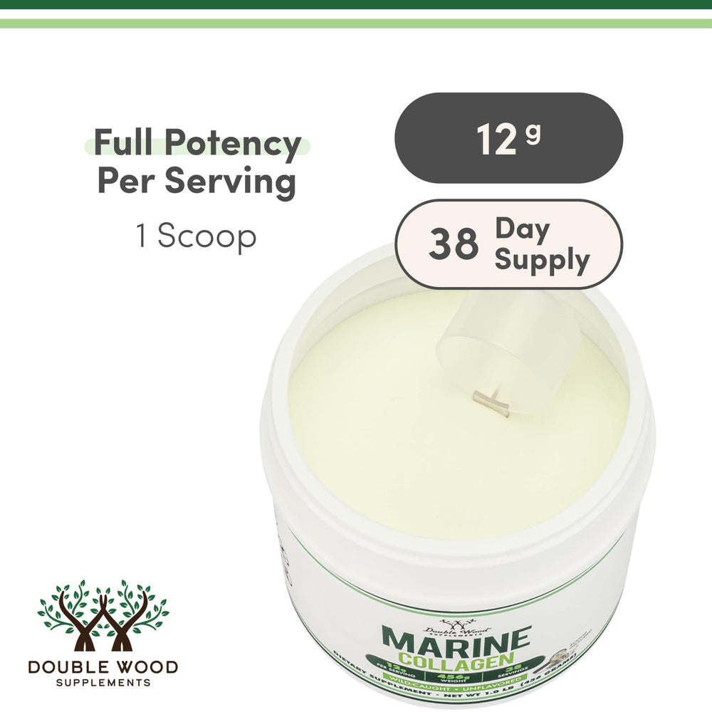 Double Wood micronized powder ready to mix into drinks.