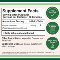 Double Wood Shatavari capsules close-up highlighting texture and dosage