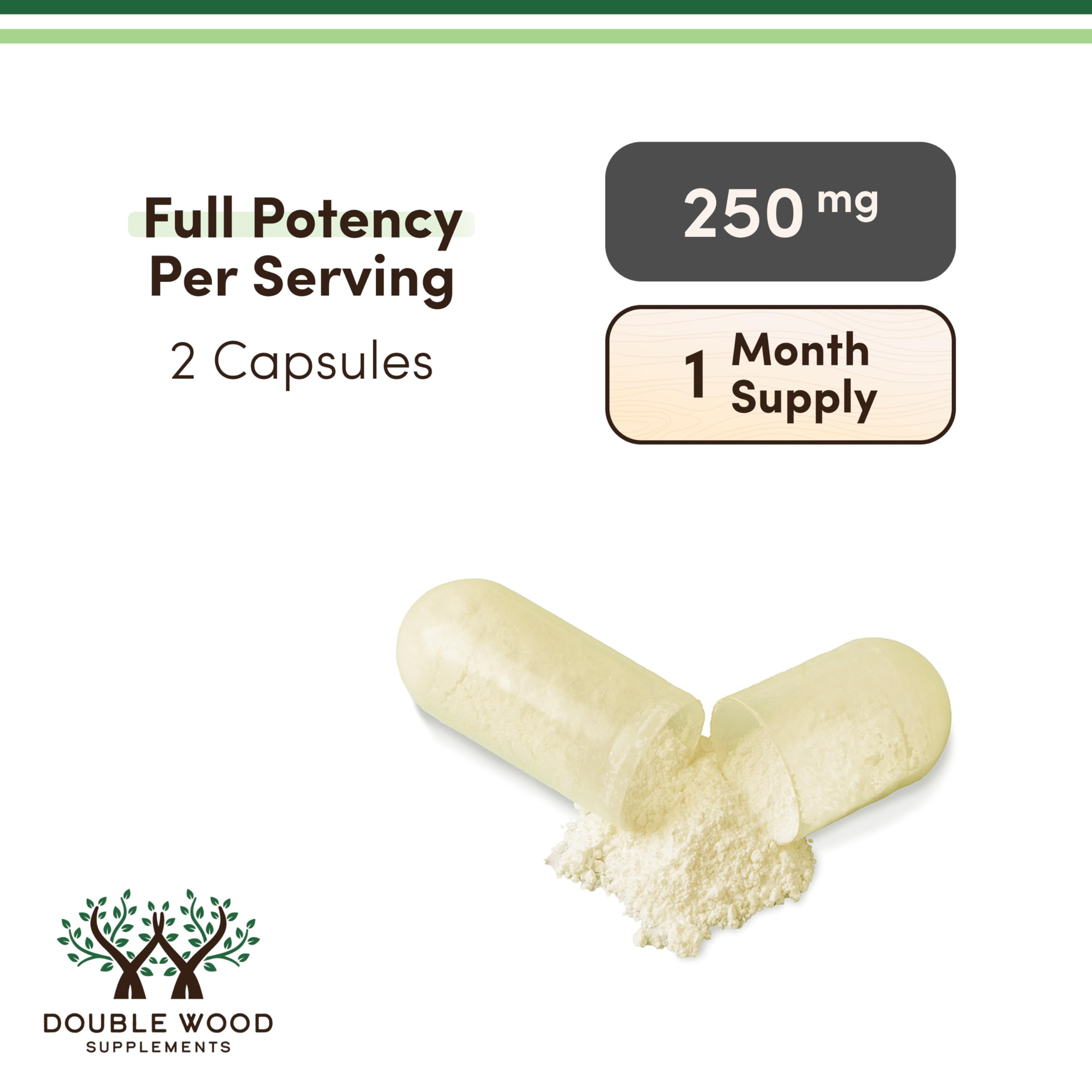 Double Wood packaging and third-party testing emphasizes product quality