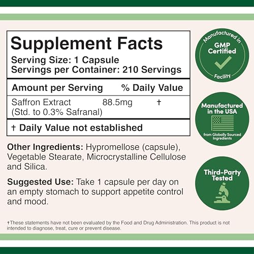Double Wood Saffron capsules in hand for easy daily use.