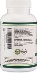Double Wood Shilajit label close-up signaling no fillers claim.