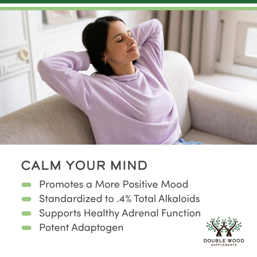 Caja de Double Wood con información de seguridad y ingredientes