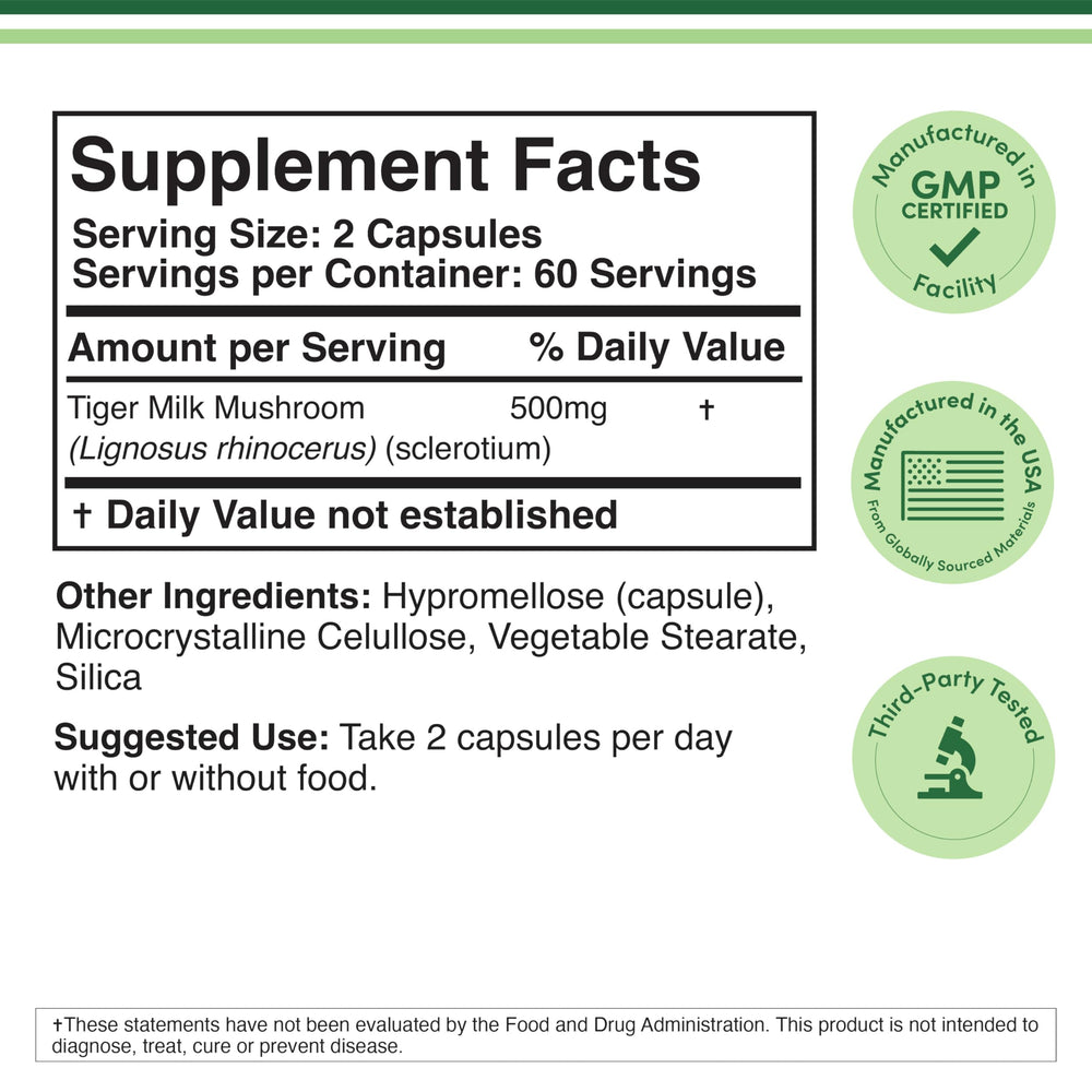 Capsules close-up highlighting 500 mg dose for daily immune health