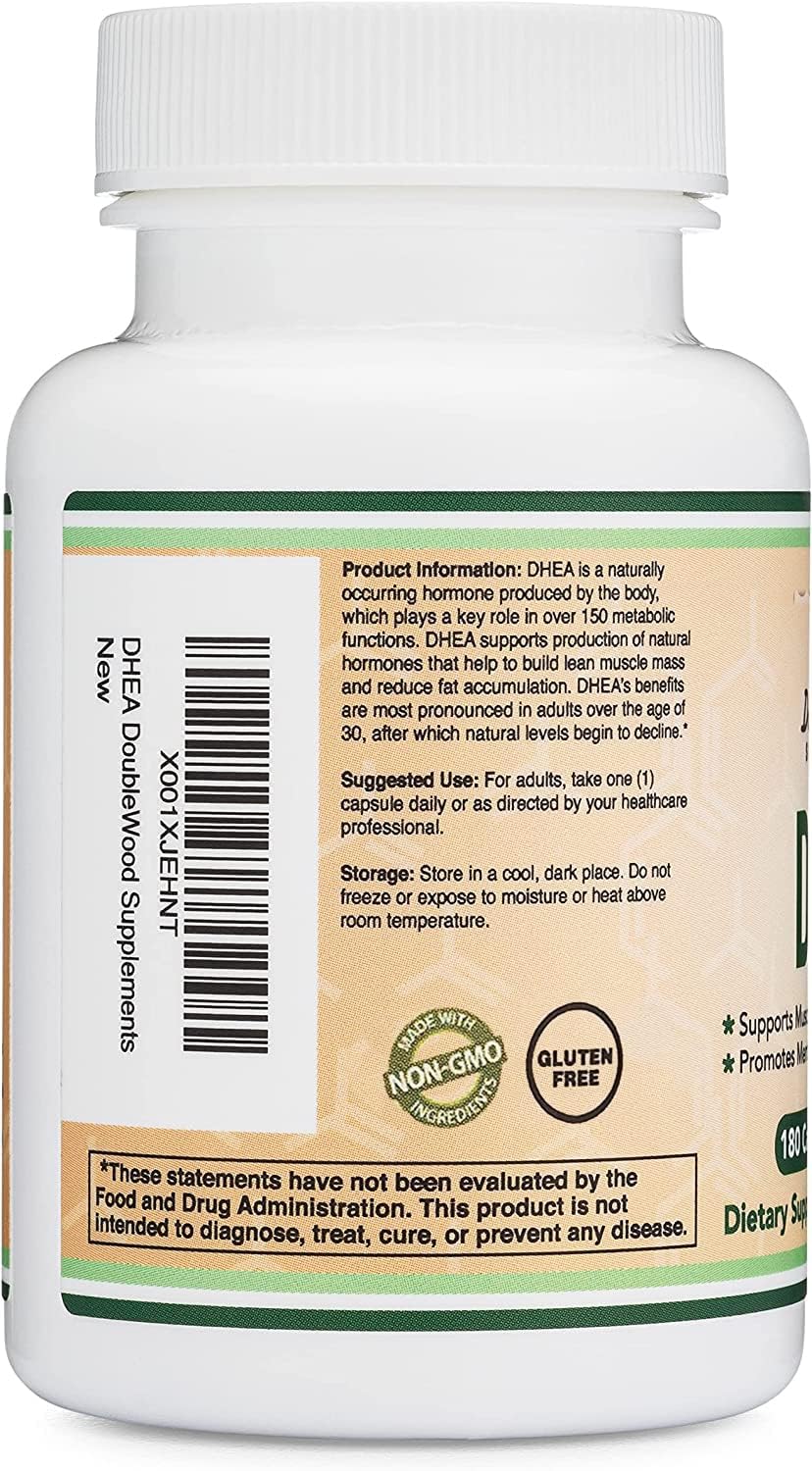 Double Wood DHEA third-party testing seal verifying quality