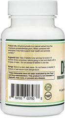 Pouring DHM1000 tablets into a glass for easy daily use