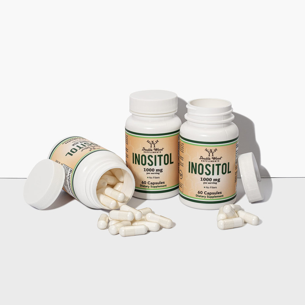 Double Wood Inositol escena de rutina diaria para apoyo suave