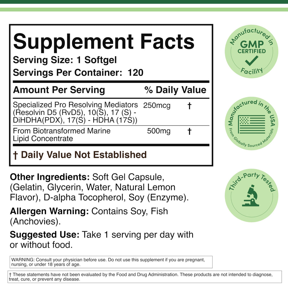Double Wood SPM Max softgel close-up for convenient daily supplementation.