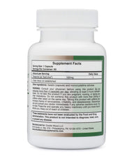 Double Wood Theacrine bottle label highlights purity and USA manufacturing