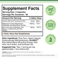 Close-up of Double Wood ZMA capsules for daily zinc and magnesium.