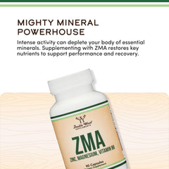 ZMA tablets on palm illustrating convenient daily supplement.