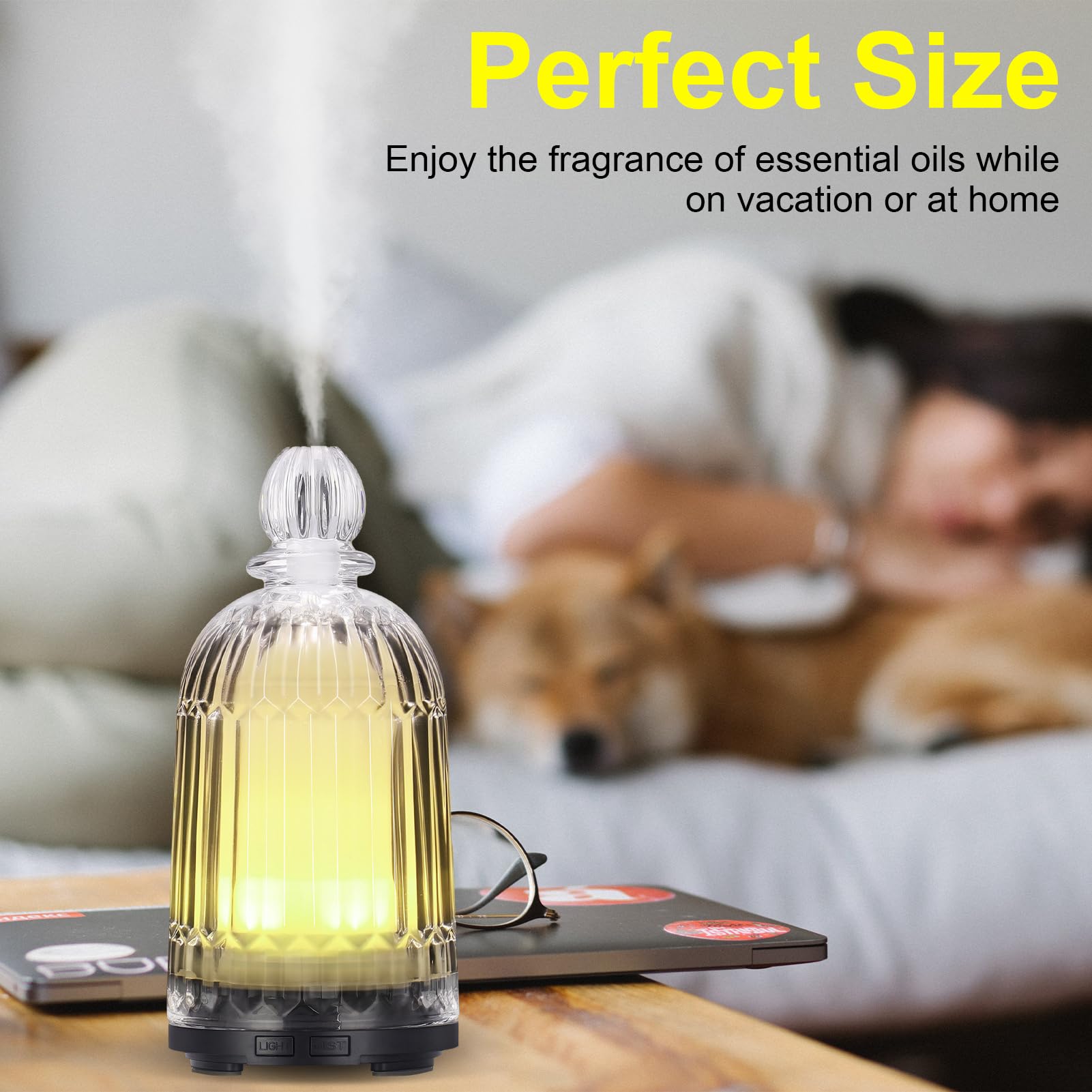 DOUDING auto shut-off feature enhances safety during night use.