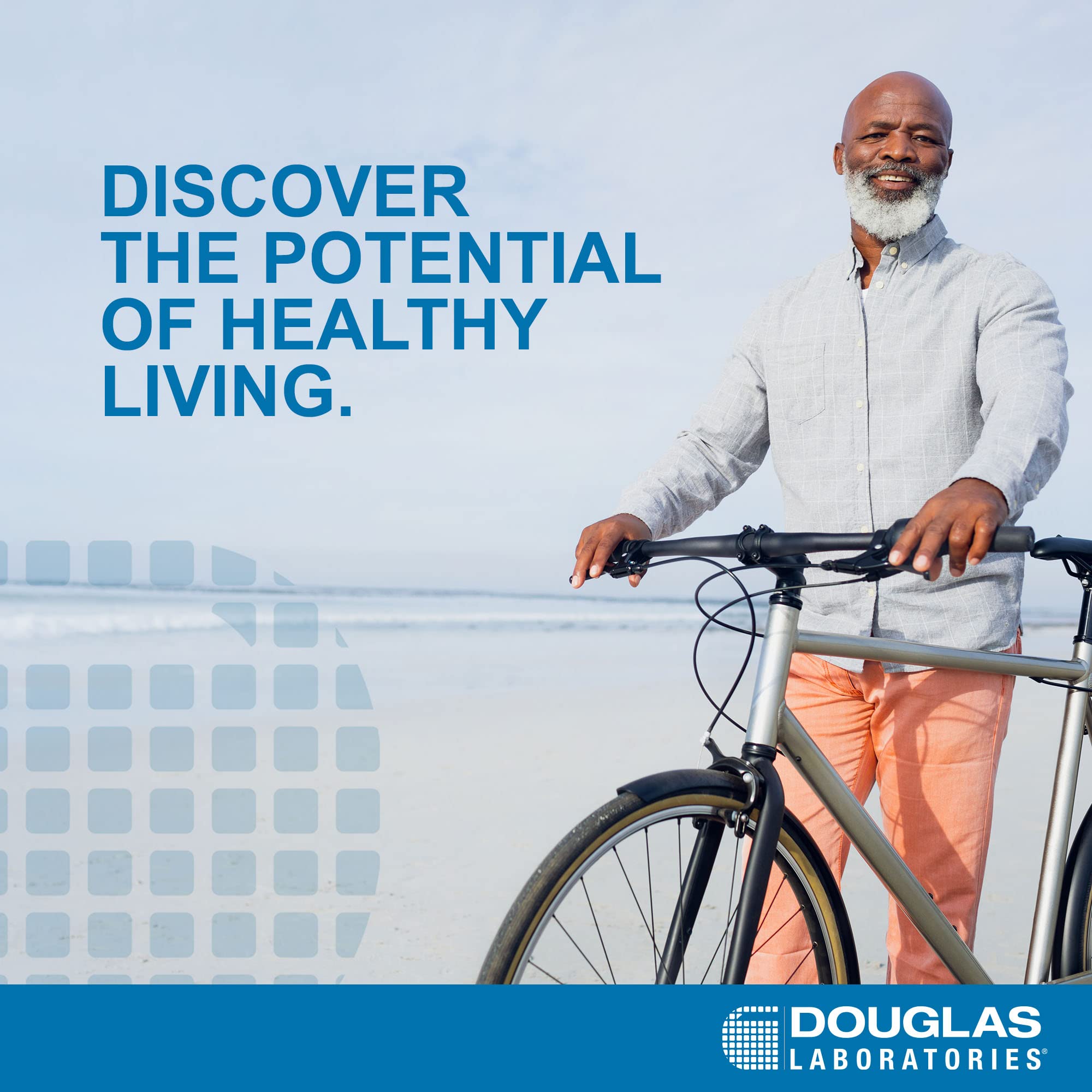 Douglas Laboratories Amino-Iron packaging box emphasizing trusted long-standing manufacturing standards