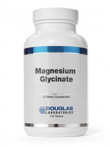 Douglas Laboratories Magnesium Glycinate pills stack demonstrates consistent dosage for daily use.