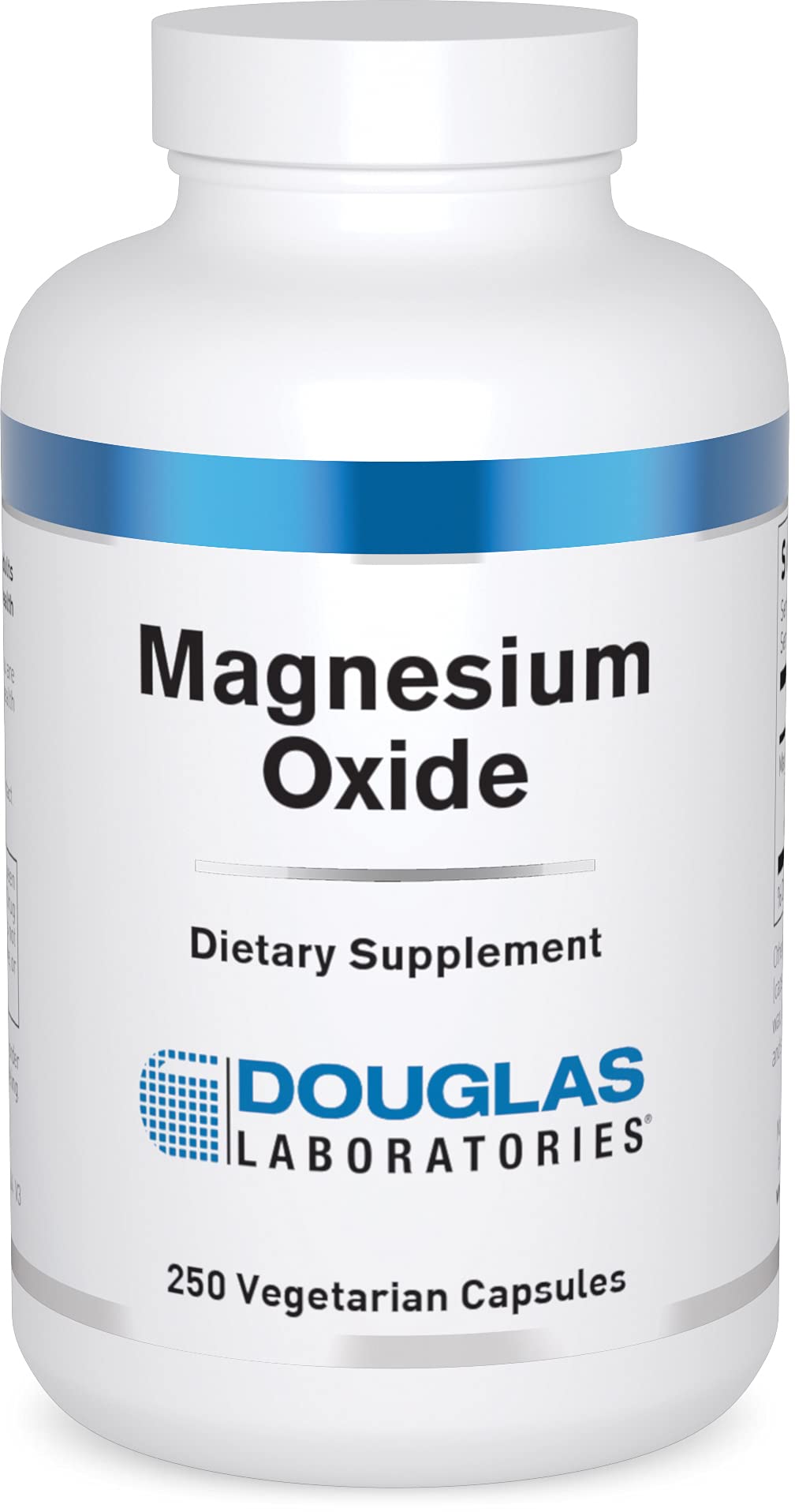 Douglas Laboratories Magnesium Oxide bottle for daily heart and bone support.