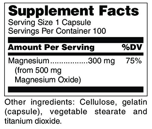 Douglas Laboratories Magnesium Oxide capsules ready for daily mineral intake.