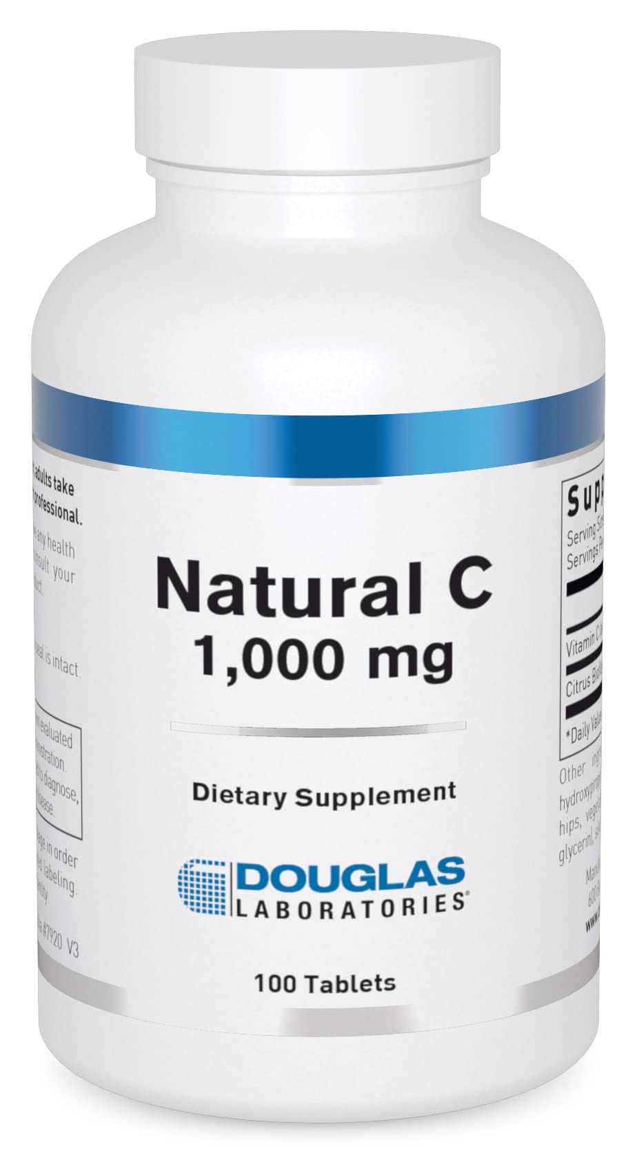 Douglas Laboratories Natural C 1000 bottle front view for daily vitamin C support