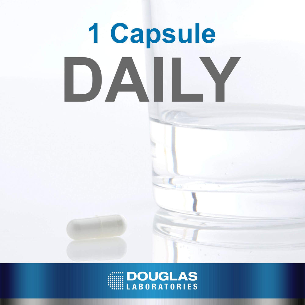 Douglas Laboratories Potasio 99 mg quelado etiqueta frontal para revisar dosis diaria