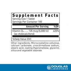 Close-up of Vitamin D 5000 IU pill highlighting potency and purity.