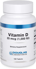 Douglas Laboratories Vitamin D3 1000 IU – Immune & Bone Support | 100 Tablets