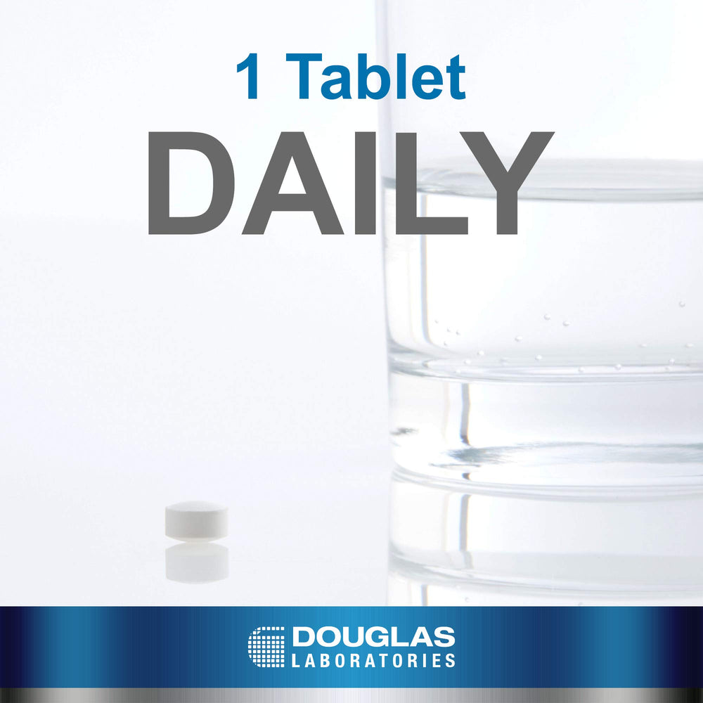Douglas Laboratories Vitamin D3 bottle pour illustrates daily supplementation in a routine.