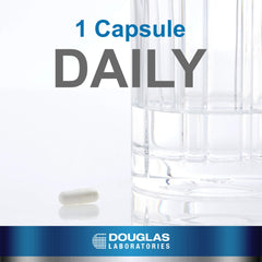 Douglas Laboratories Zinc Picolinate capsules arranged for easy daily dosing