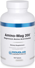 Douglas Laboratories Amino-Mag 200 bottle front for daily magnesium support.