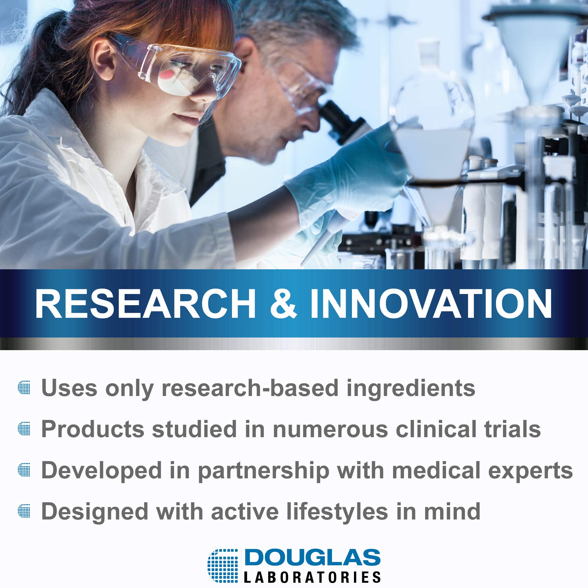 Douglas Laboratories C-1000 shelf display in retail setting.