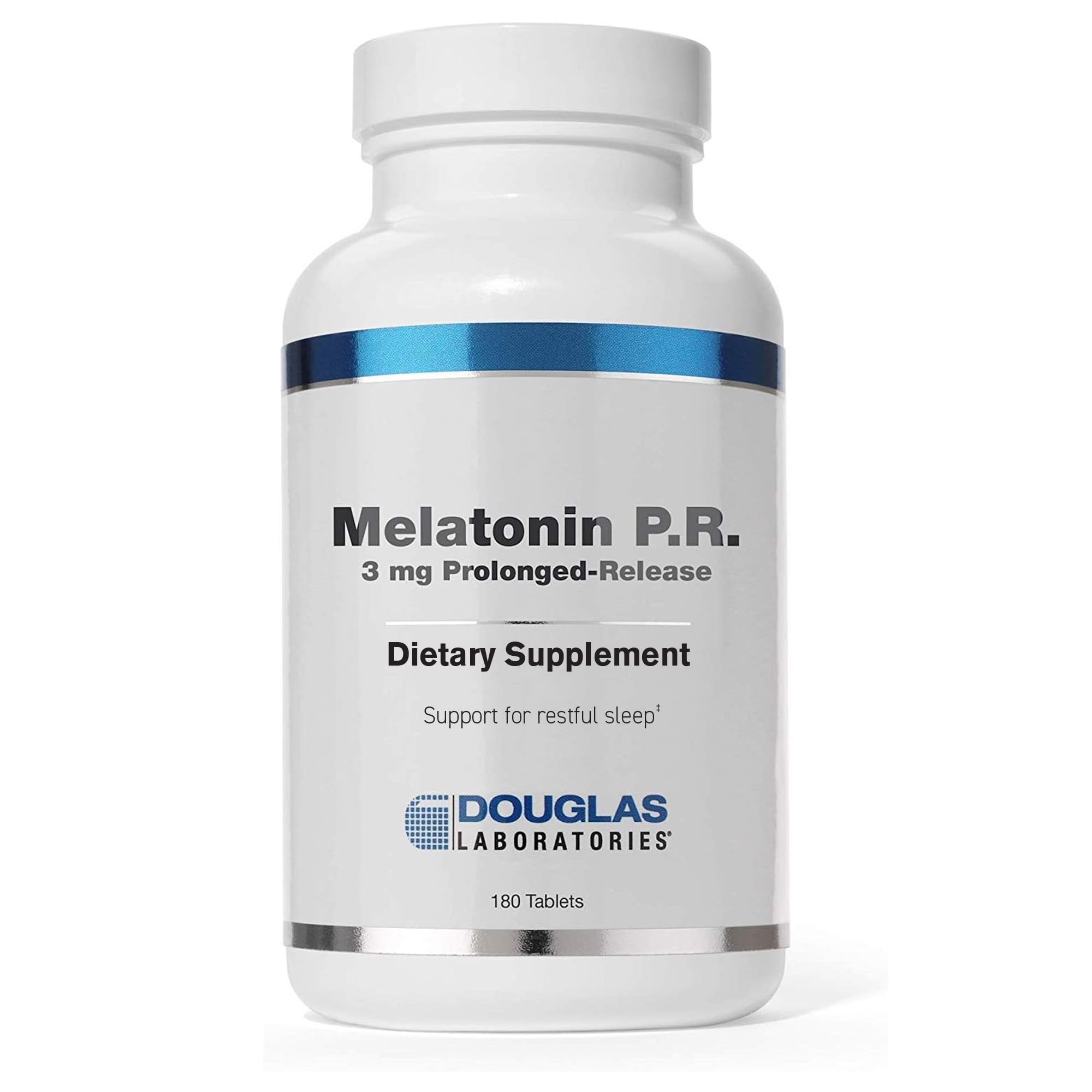 Douglas Laboratories Melatonin Prolonged Release bottle front view highlighting product