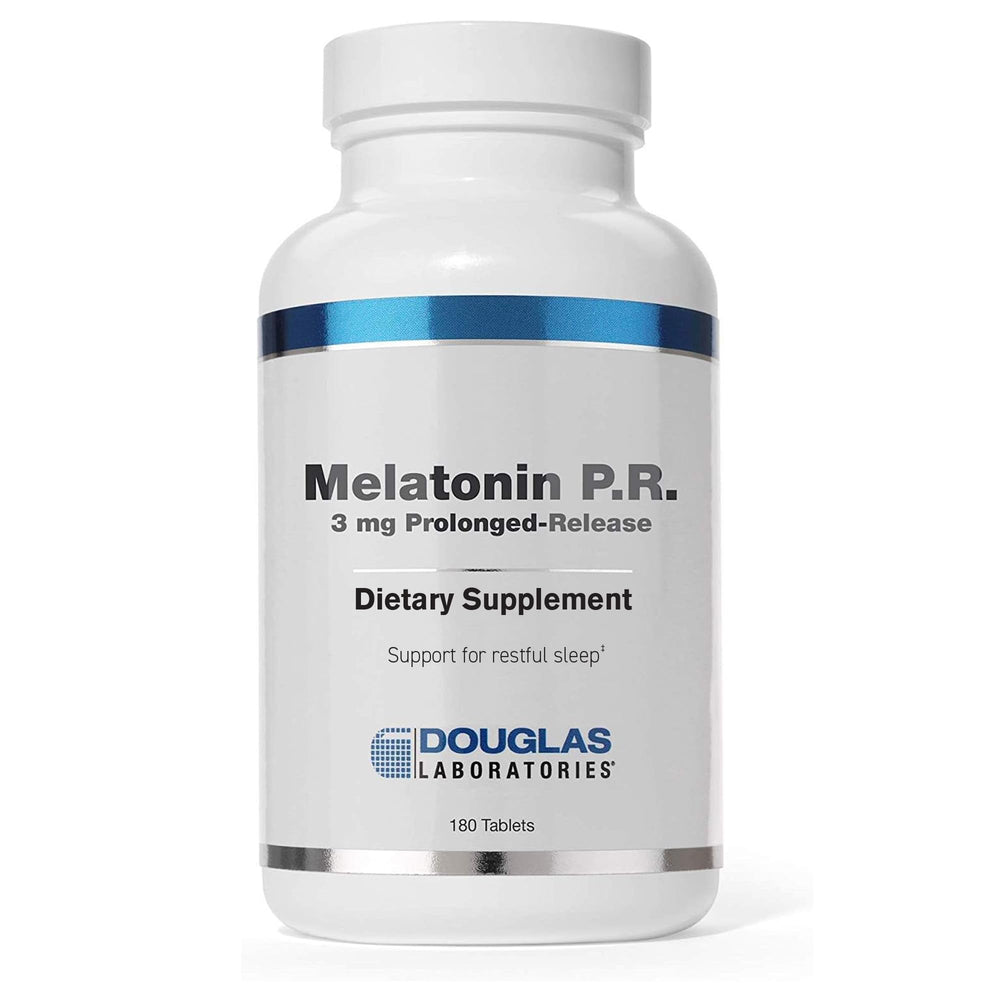 Douglas Laboratories Melatonin Prolonged Release bottle front view highlighting product