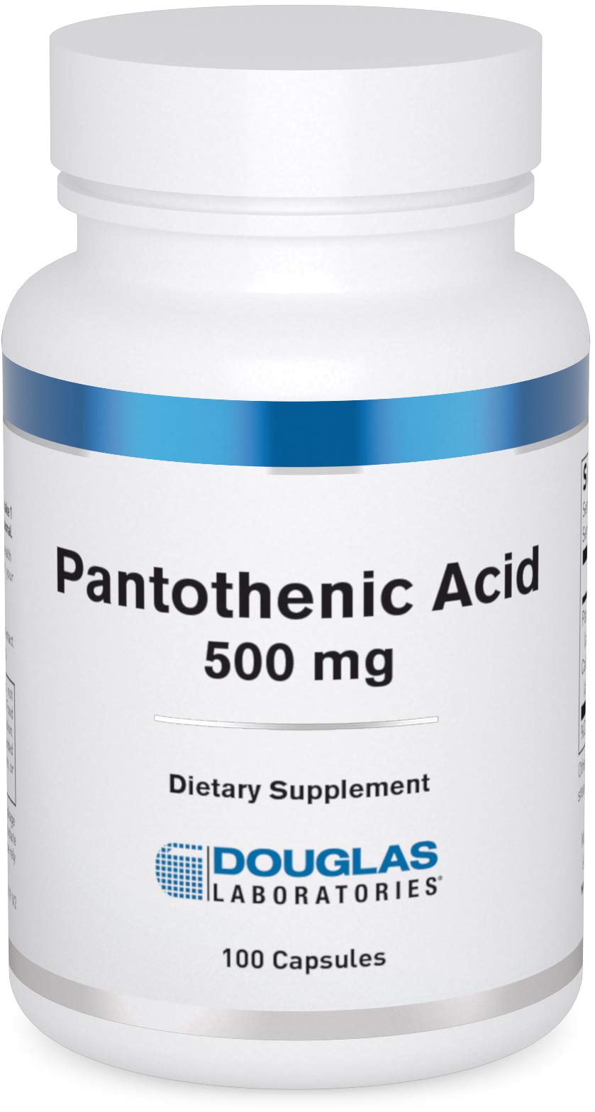 Douglas Laboratories Pantothenic Acid 500 mg bottle for energy support