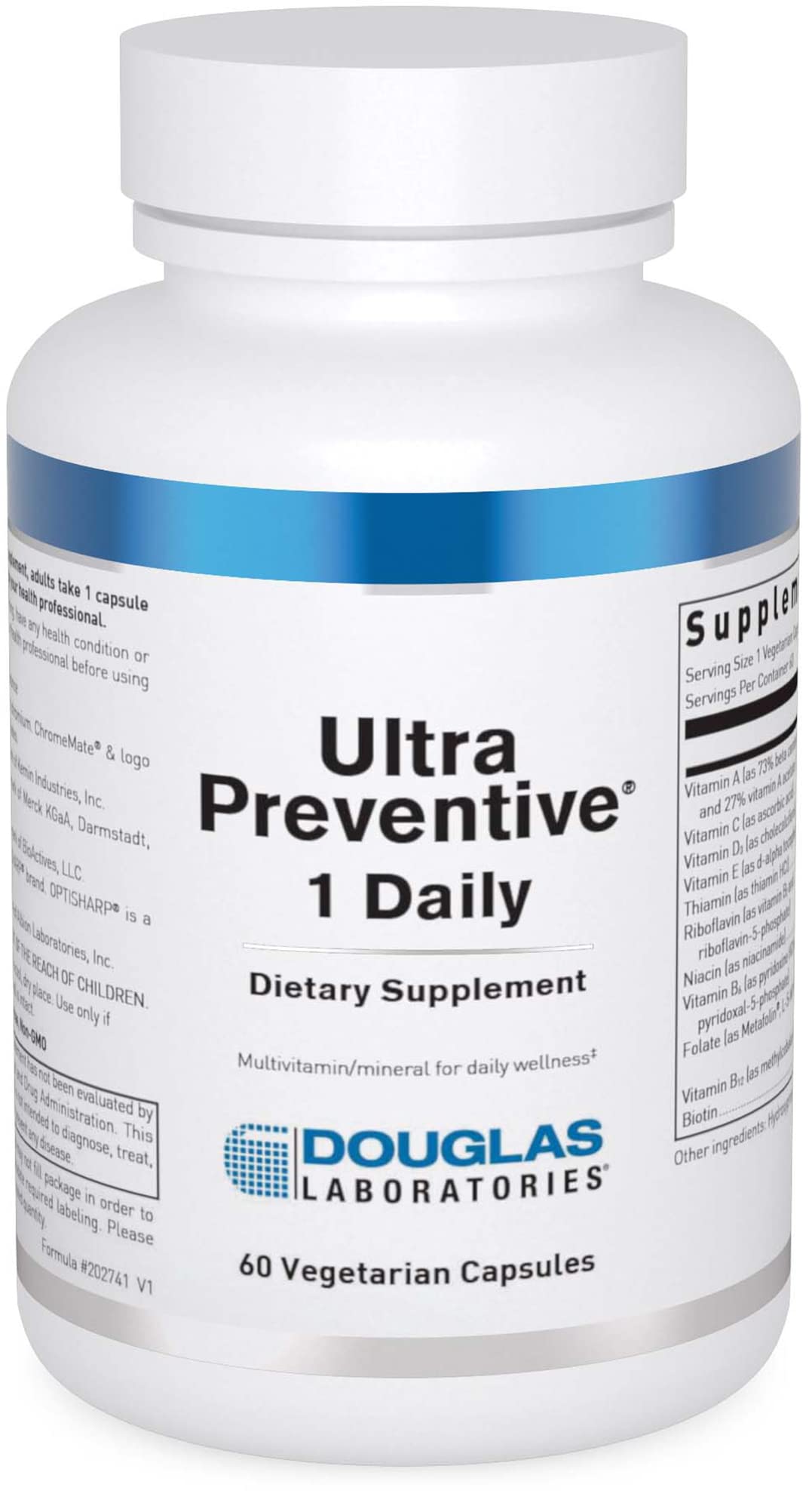 Douglas Laboratories Ultra Preventive 1 Daily bottle front view for daily energy support.