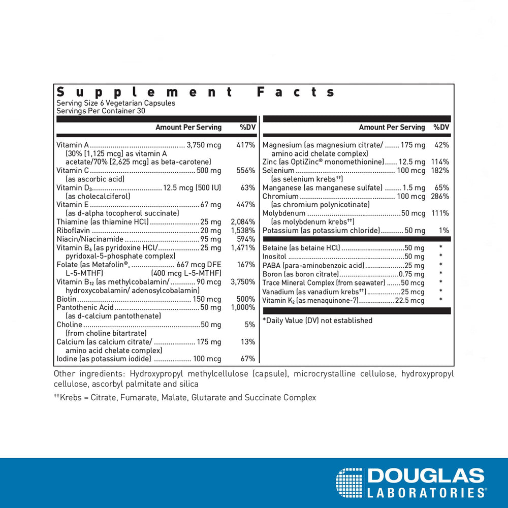 Ultra Preventive III capsules closeup highlighting convenient daily supplementation.