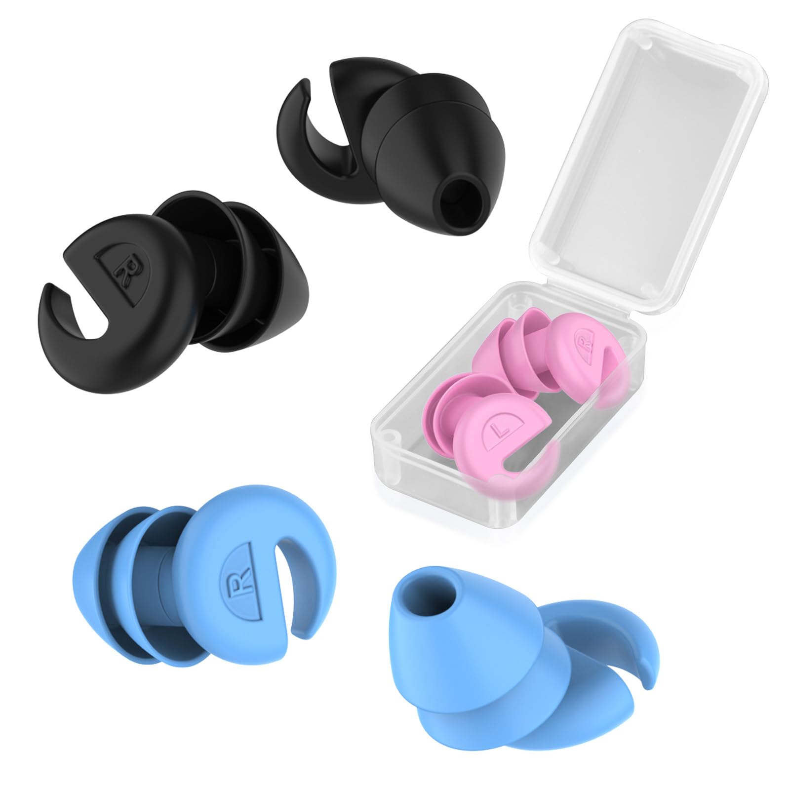 DOUTINGHAO triple-pack with compact cases for organized storage.