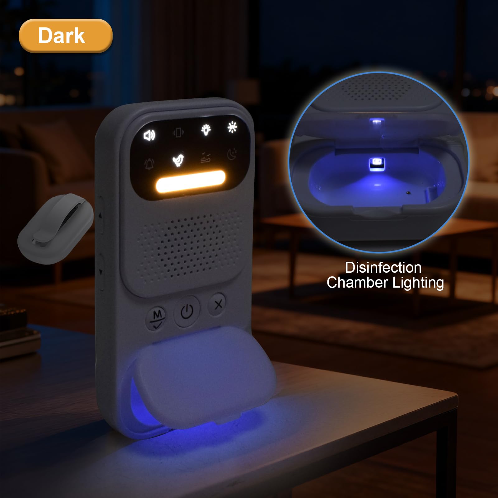 DOVERC loud alert plus strong vibration supports varied night-time needs.