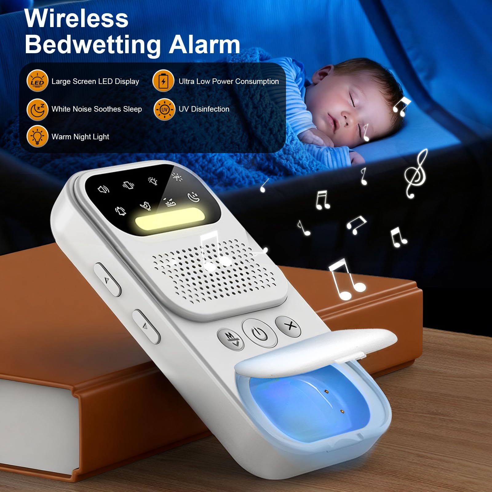 DOVERC urine sensor detects moisture instantly, triggering a timely wake-up.