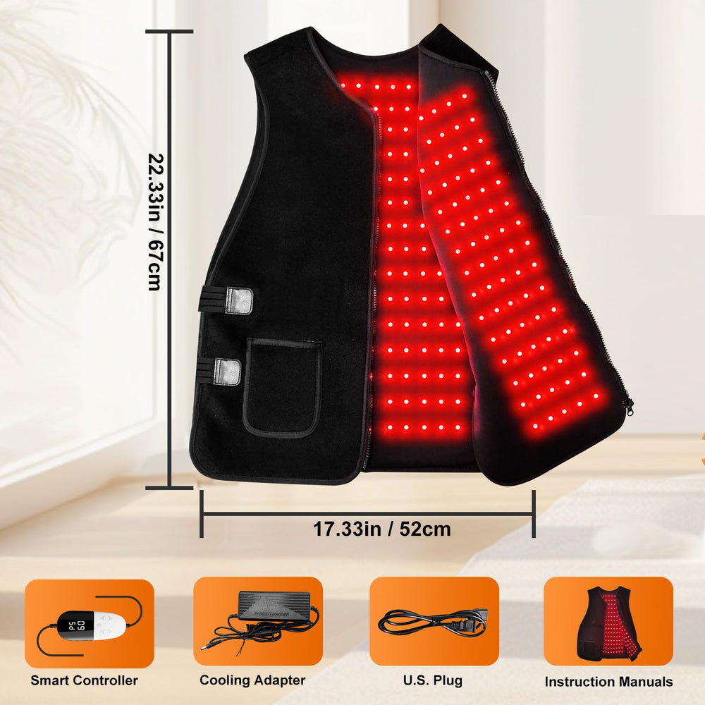 Dowceivm dual-wave LEDs 660nm and 850nm array detail for versatile treatment.