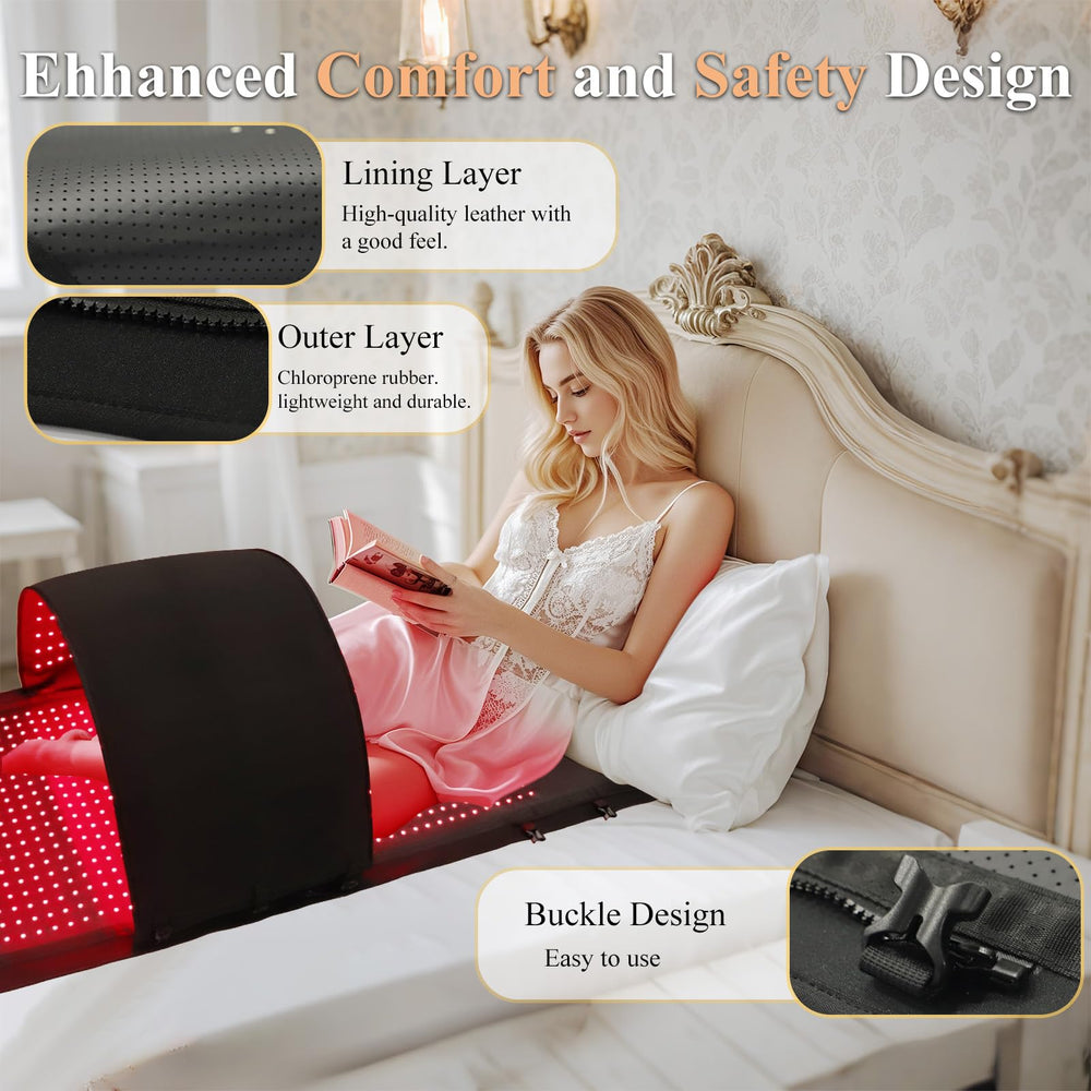 Dowceivm neoprene exterior shell for durable, easy-to-clean housing.