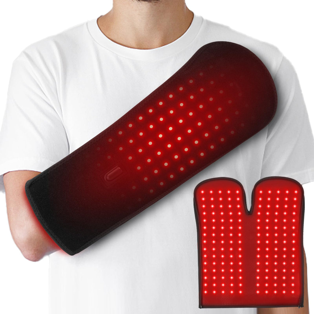 Dowceivm red light therapy for hands with ergonomic design for targeted relief.